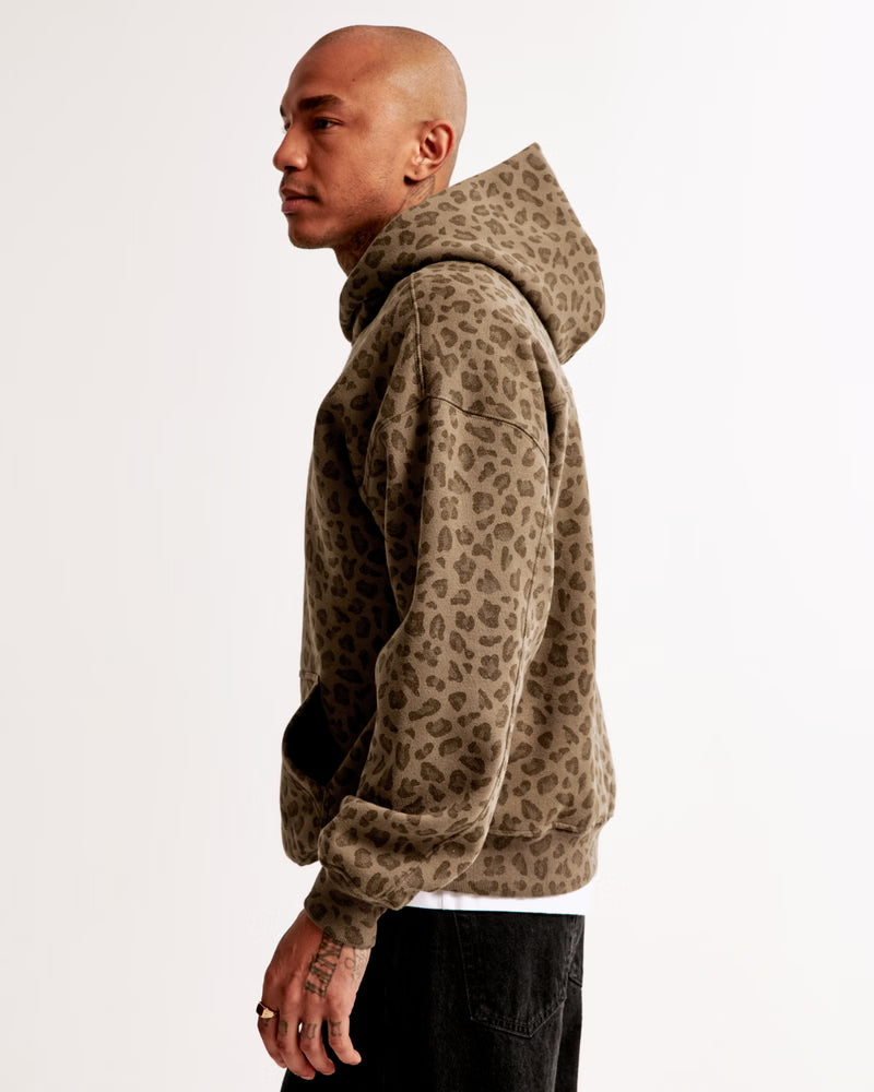 Unisex Brown Cheetah Hoodie