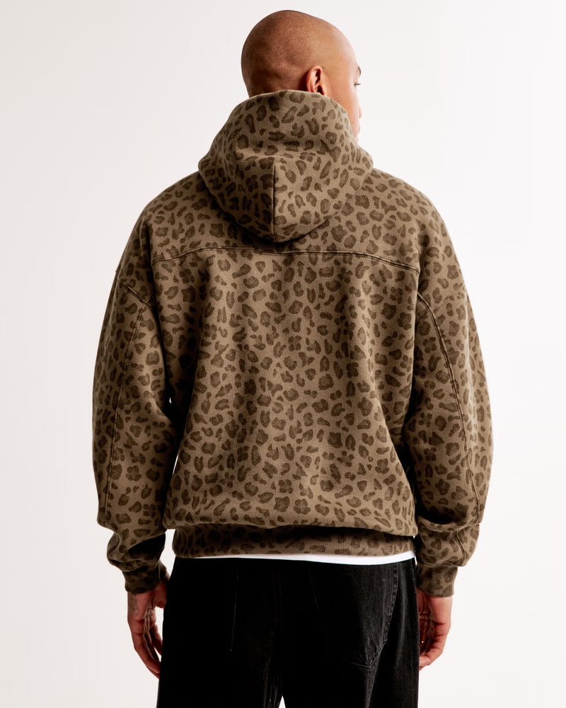 Unisex Brown Cheetah Hoodie