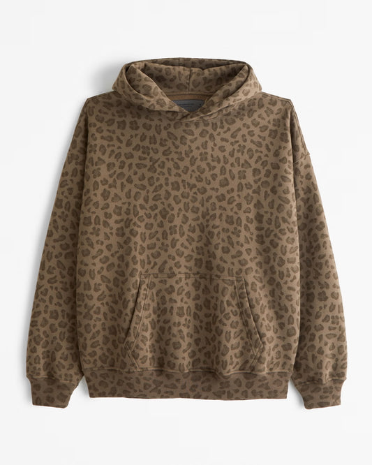 Unisex Brown Cheetah Hoodie